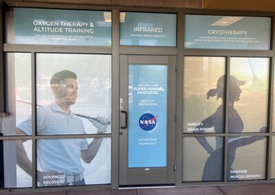 Exterior One and Two Way Window Graphics