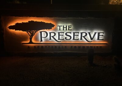 Exterior Illuminated Monument Signs