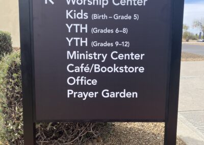 Exterior Informational Wayfinding Signs