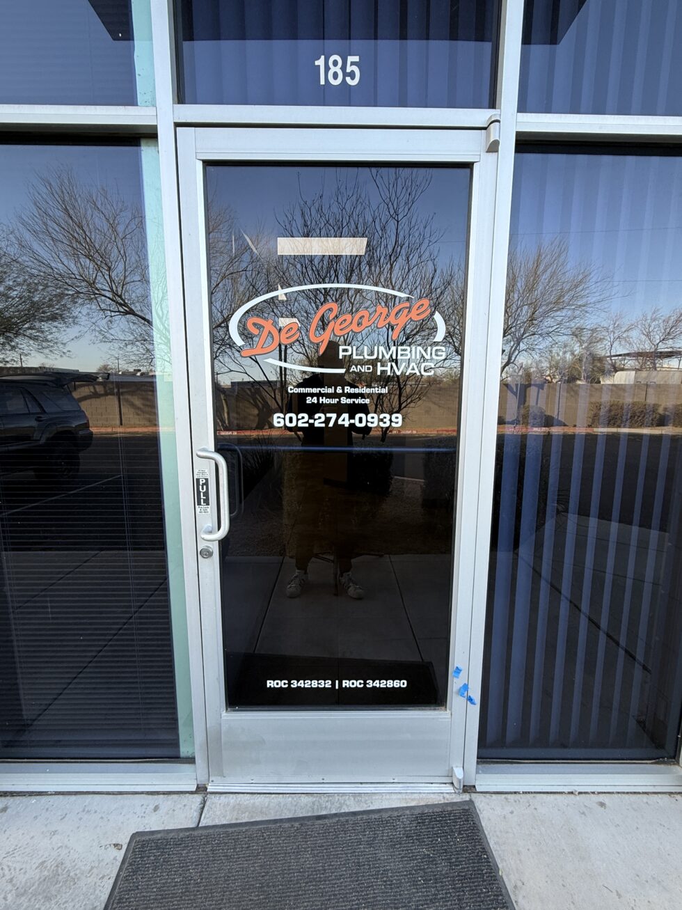 Window logos and lettering provide a cost-effective way to display ...