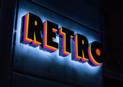 Interior Combo Lit Channel Letter Signs