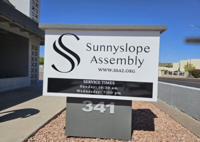 Exterior Monument Signs for Church