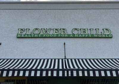 Exterior Open Face Channel Letter Signs