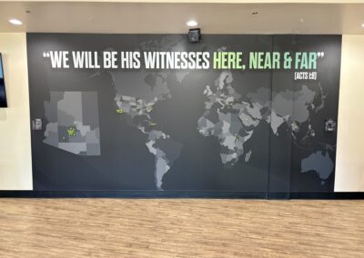 Interior Wall Murals / Graphics for Church