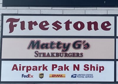 Exterior Tenant Panel Signs