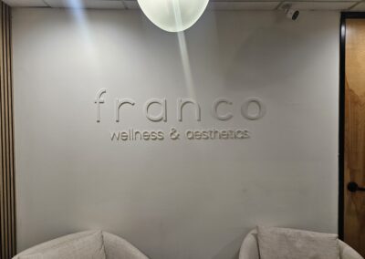 Interior Acrylic Dimensional Letter Signs for Medical Clinic