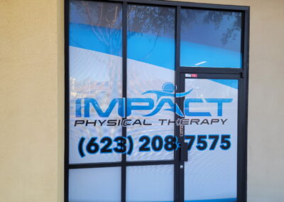 Exterior Window Graphics for Medical Clinic